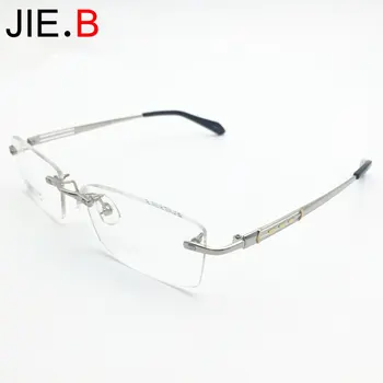 

Pure titanium frameless glasses frame, ultra light fashion glasses frames for men and women, customizable lenses