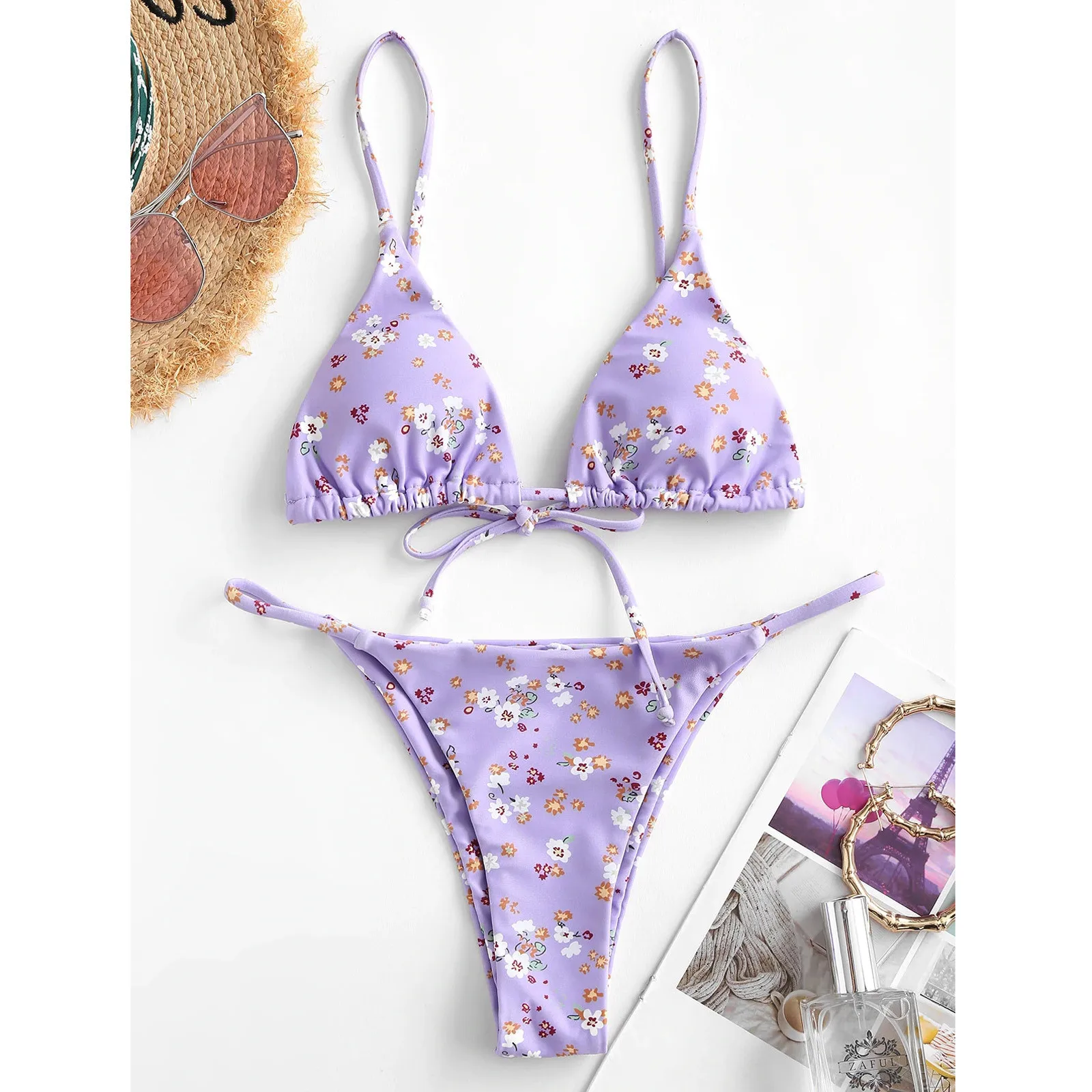 Women Bikini Sets Women Bandeau Bandage Bikini Set