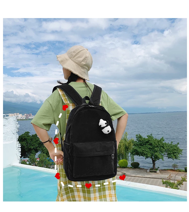 Waterproof School Backpack Durable Nylon Girl's Schoolbag Satchel for Teenagers Student's Backpack Primary School Book Bags 4849