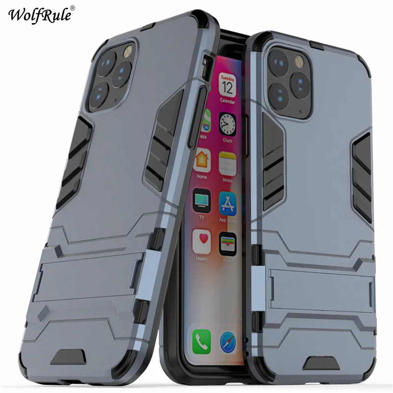 

Phone Case For iphone 11 Pro Case 5.8" Shockproof Rubber Silicon Armor Hard Cover For iphone 11 Pro Case For Funda iphone 11 Pro
