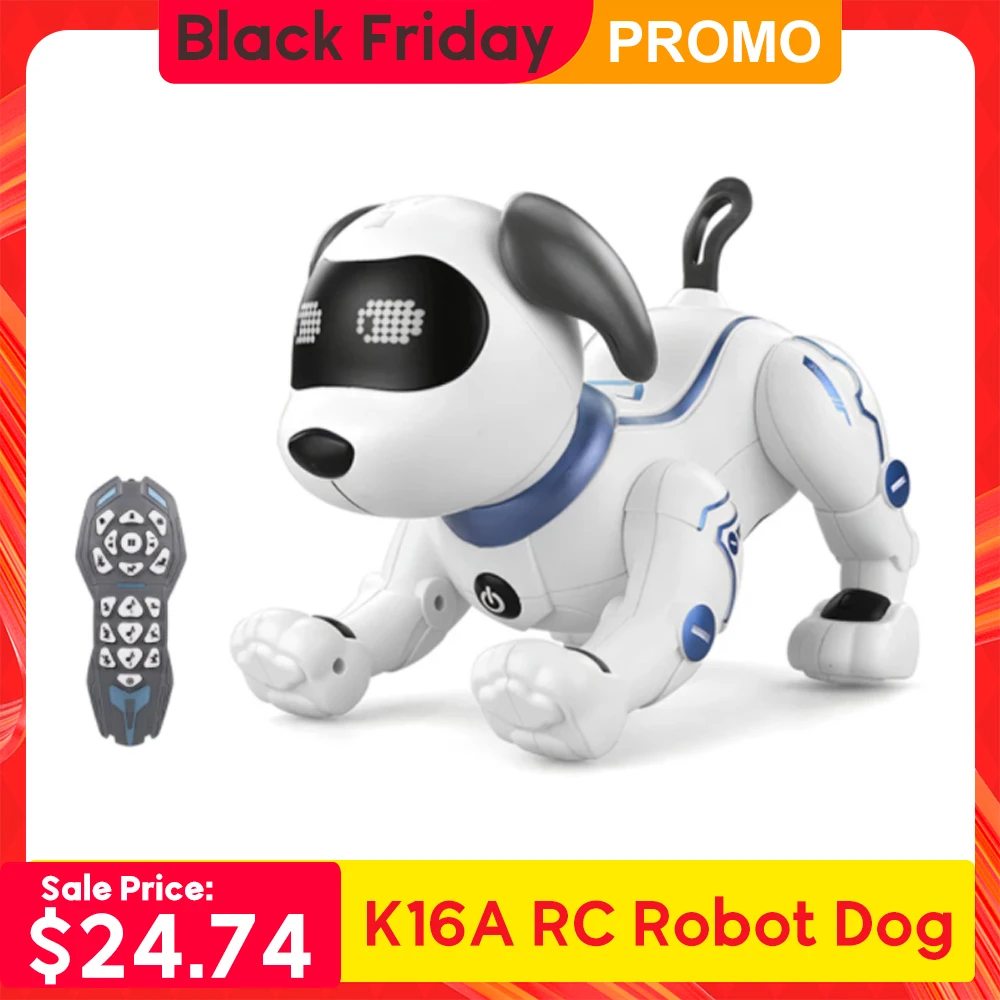 Игрушки LE NENG K16A электронные животные Домашние RC робот собака с голосовым