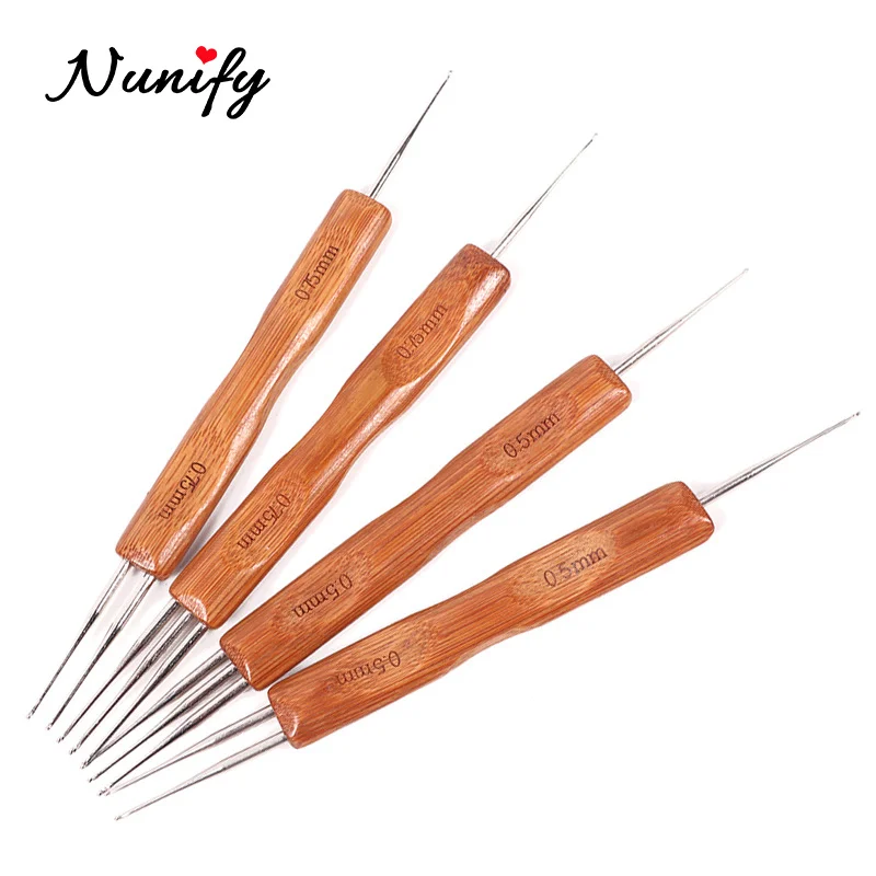Crochet Hooks Hair Extensions Tool Nunify Dreadlock Crochet Hook 1Pcs/Lot