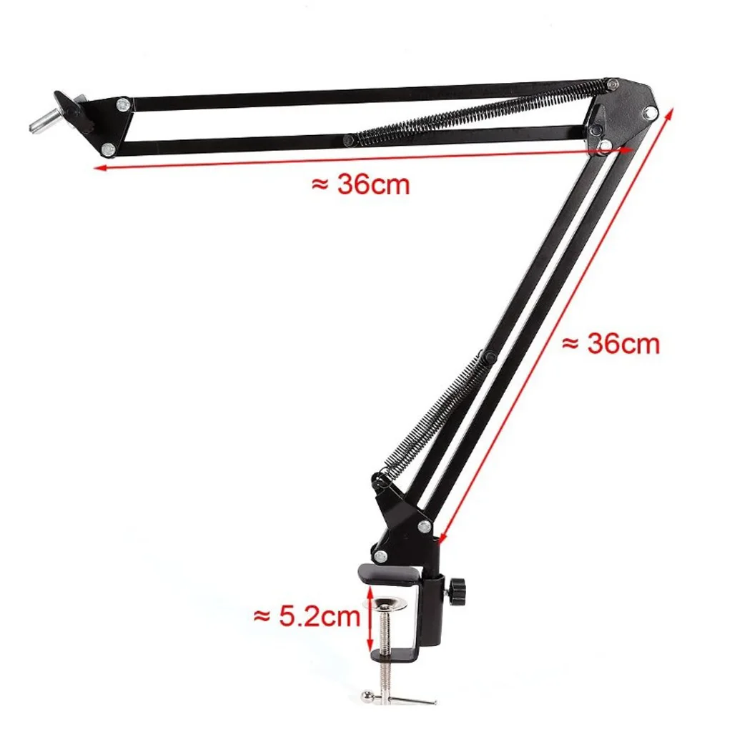 Adjustable Foldable Webcam Mount Clip Table Desktop Clamp Mount Suspension Scissor Arm Tripod Stand Holder for Logitech Webcam