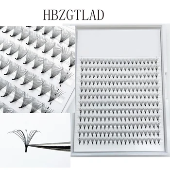 

NEW 240 Fans 12 Rows 0.05/0.07 Sharp Stem Narrow Base Spot Fans Lash 12D Volume Silk False Mink Eyelashes Extension Makeup Cilia