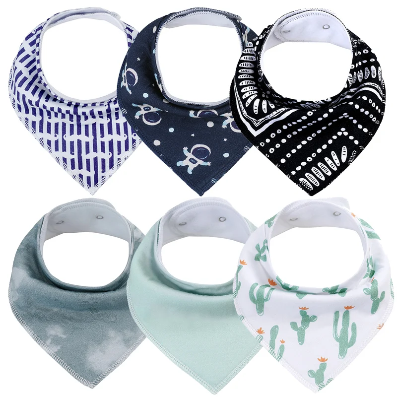 Baby Bandana Bibs Extra Soft Natural Cotton Baby Drool Bib for Drooling and Teething Super Absorbent Baby Shower Gifts