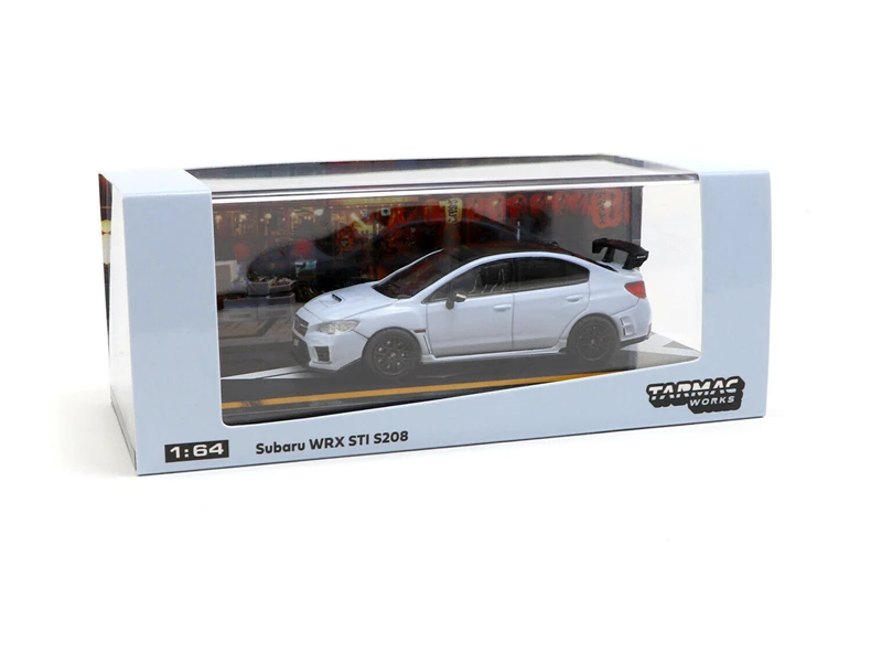 TW 1: 64 WRX STI S208 крутой серый хаки игрушечный автомобиль игрушки для детей литая модель автомобиля подарок на день рождения