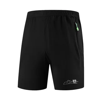 

Men Summer Quick Dry Loose Slim Fit Shorts New Black Fitness Gym Runing Sports Shorts with Zipper Pockets Plus Size