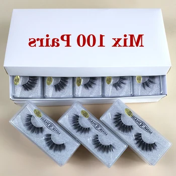 

Wholesale Eyelashes 20/30/50/100pcs 3d Mink Lashes Natural Mink Eyelashes Wholesale False Eyelashes Makeup False Lashes In Bulk