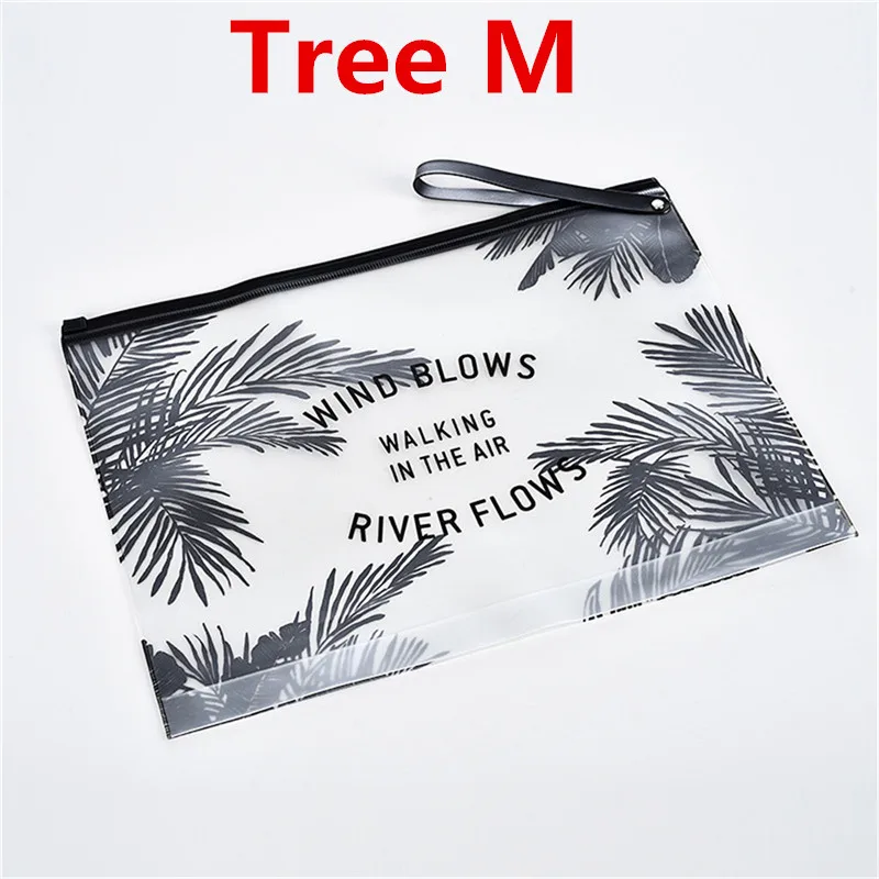A-23x16.5cm Модный прозрачный косметический пакет, маленькие большие из ПВХ, необходимый чехол для макияжа, чехол для Мытье Ванны, органайзер для путешествий, женская сумка для макияжа - Цвет: A-23x16.5cm