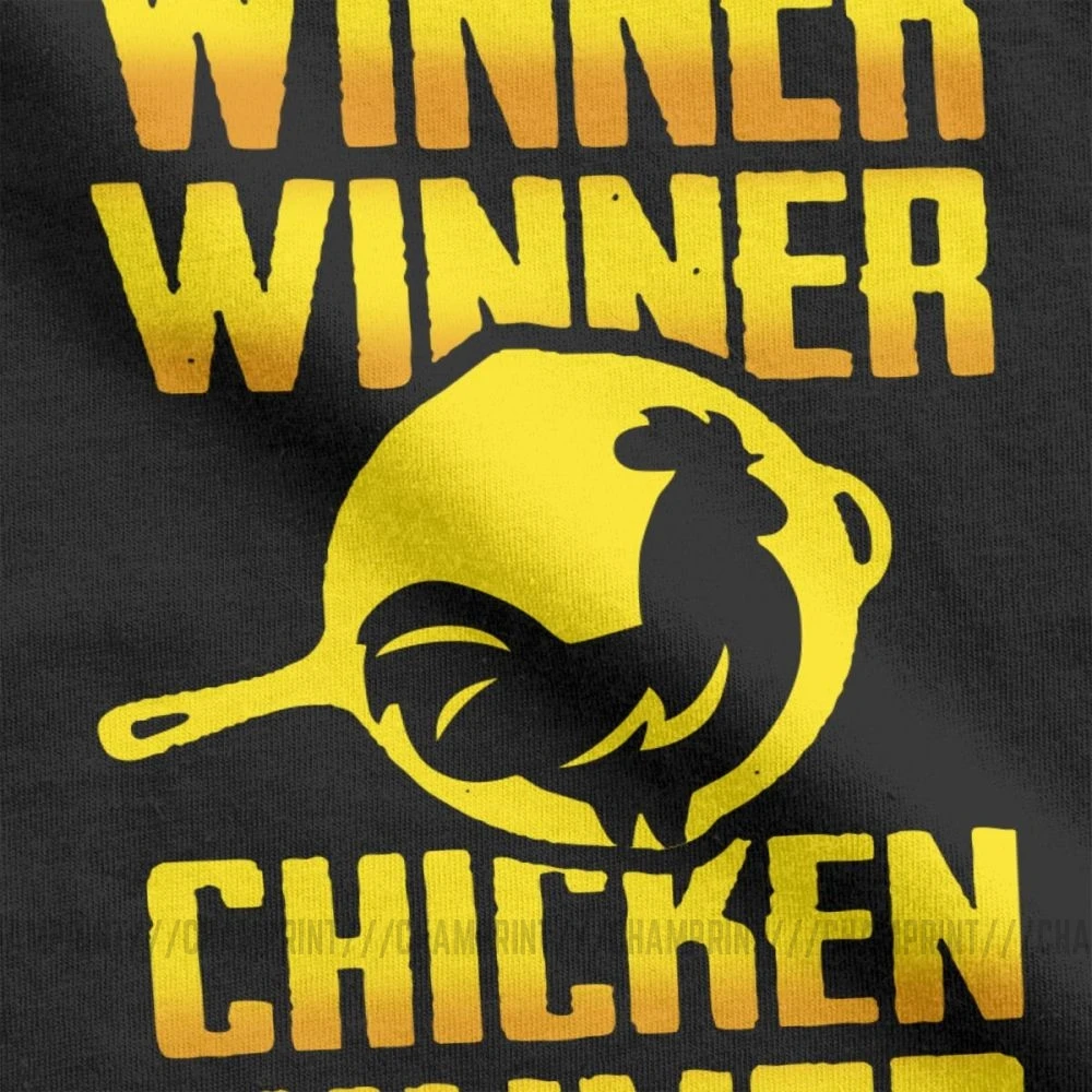 Мужские футболки PUBG Winner Chicken Dinner, винтажные футболки с короткими рукавами и круглым вырезом, хлопок, летние футболки