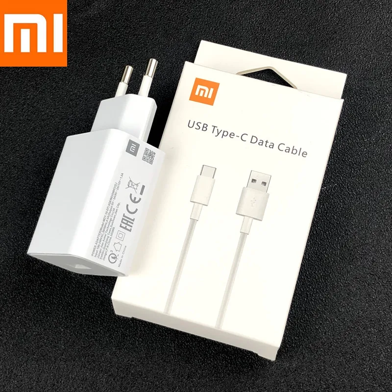 Оригинальное быстрое зарядное устройство Xiaomi Mi 9 18 Вт QC 3 0 зарядный адаптер кабель