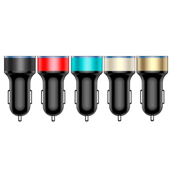 

3.1A Dual USB Car Charger 2 Port LCD Display USB Fast Charger Adapter