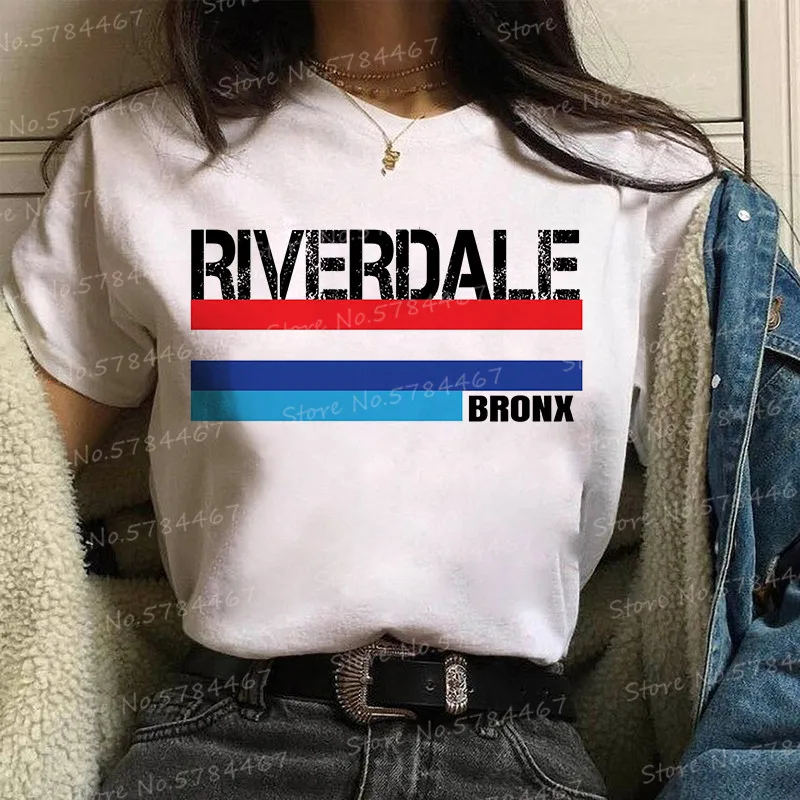 

Vogue Riverdale t shirt women Harajuku Southside Serpent Graphic T-shirt Ullzang Friends Tee Pop's Chock'lit Shoppe Lady Tops