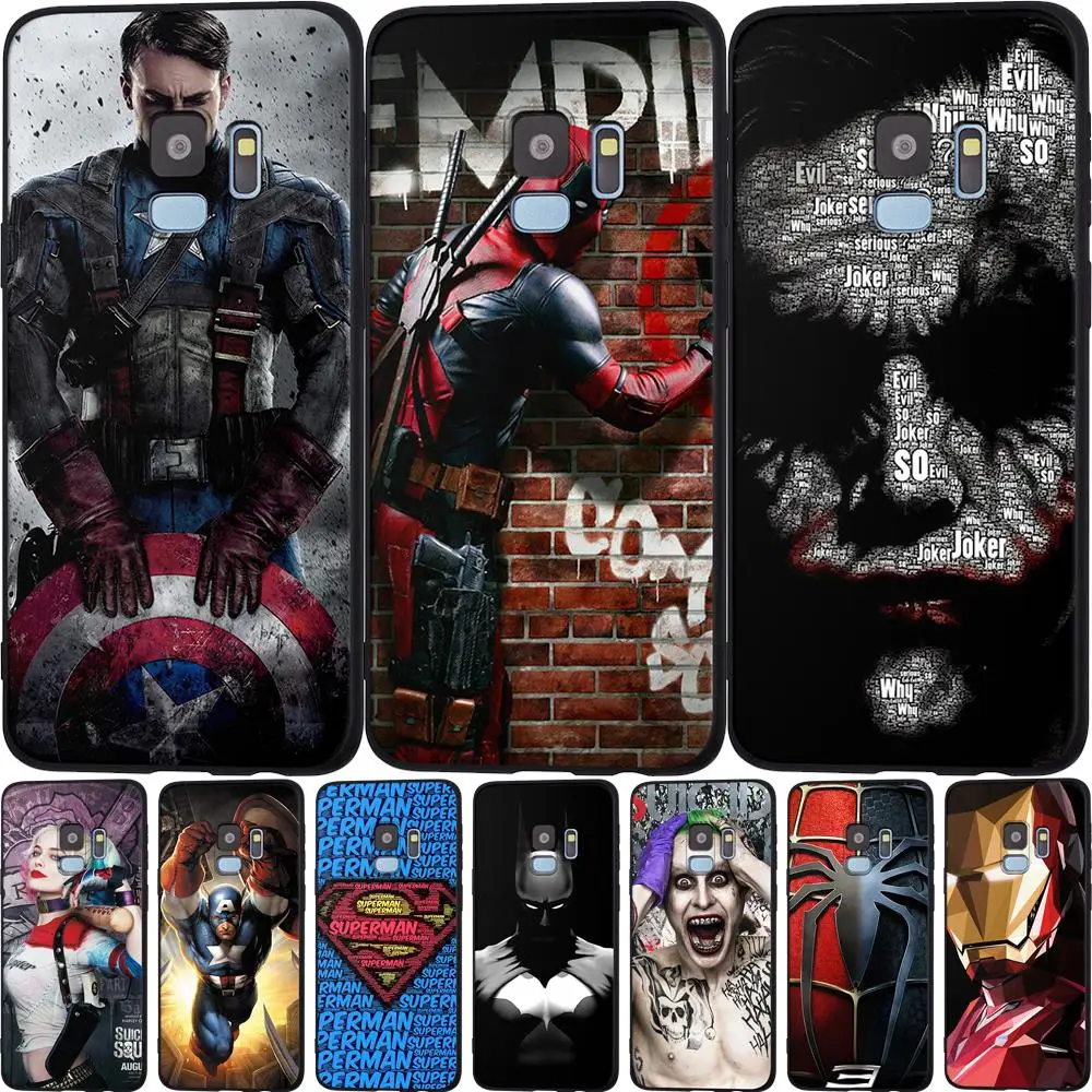 

Phone Case For Samsung Galaxy S9 S8 Plus Note 8 9 J4 J6 A9 A6 A8 Plus 2018 Pattarn Silicon Cover A7 2017 A50 A30 Protective Case