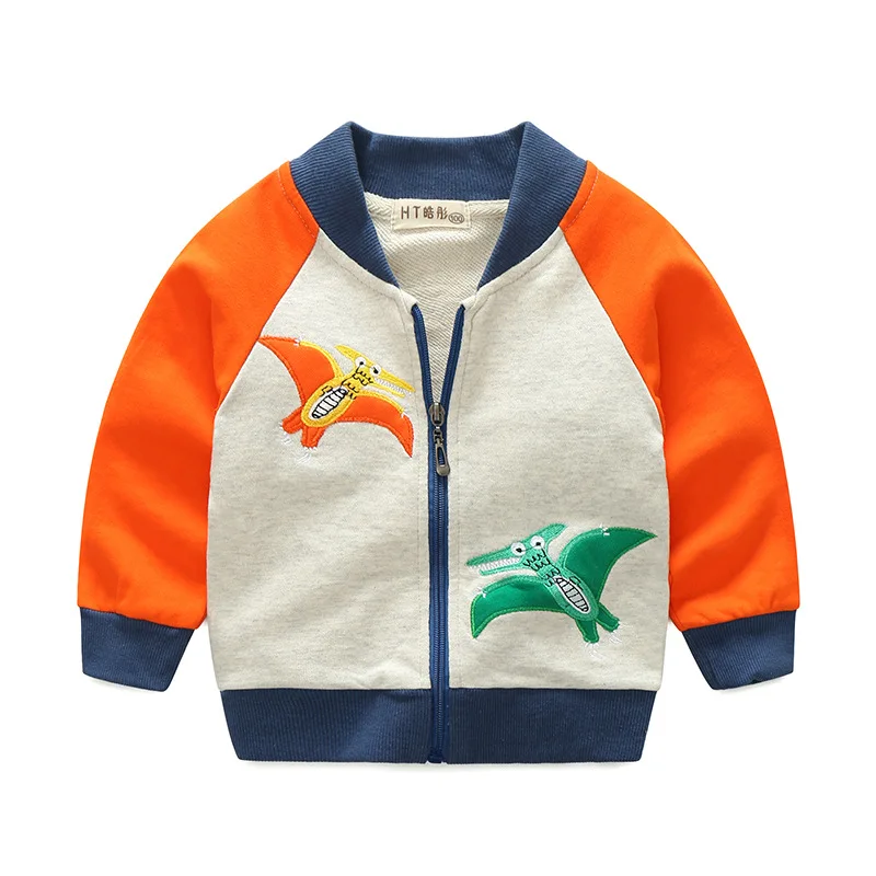

Kids' Overcoat 2019 Spring And Autumn New Style Children Long Sleeve Zip-up Shirt BOY'S 100% Cotton Coat Casual Cardigan
