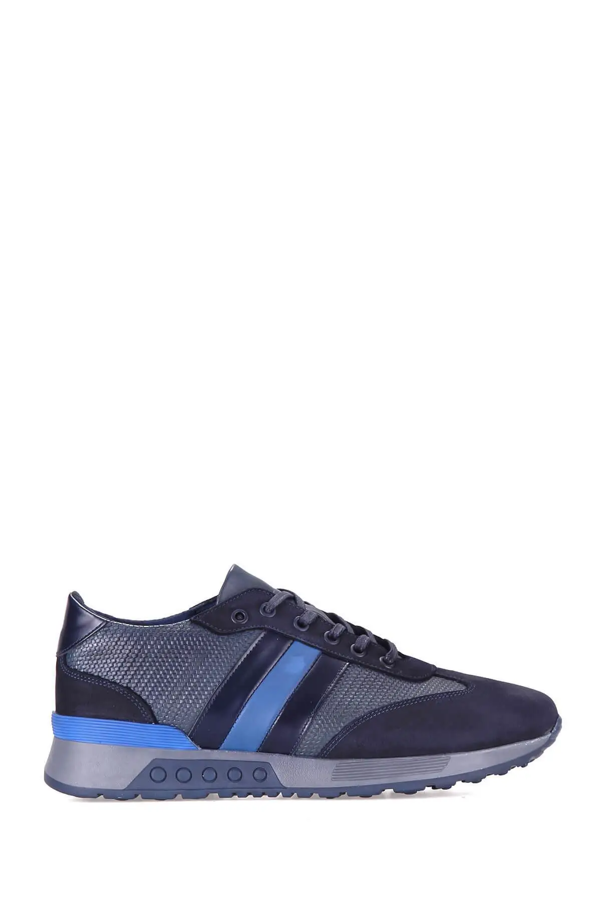 Derimod Genuine Leather Navy Blue Men 'S Sneaker | Обувь