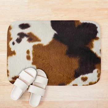 

Spotted Cowhide Bath Mat Non Slip Bloody Bath Mat Microfiber Memory Foam Bath Mat Antiskid Mat Terror Floor Door Mat