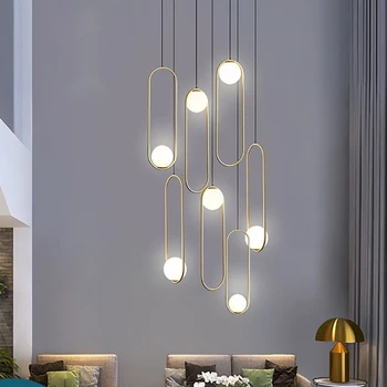

Nordic Simple LED Pendant Lights Living Room Lighting Hanging Lamp Lustre Pendant Lamp Home Decor Lights Kitchen Light Fixtures