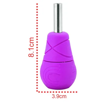 

1 Piece Tattoo Machine Auto Lock Handle Tube Grip Anti-slip With Back Stem Kit
