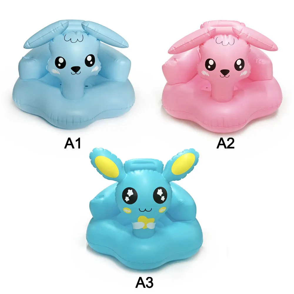 Baby Kid Children Inflatable Bathroom Sofa Chair Learn Portable Multi-functional Seat for Baby Educational Toy