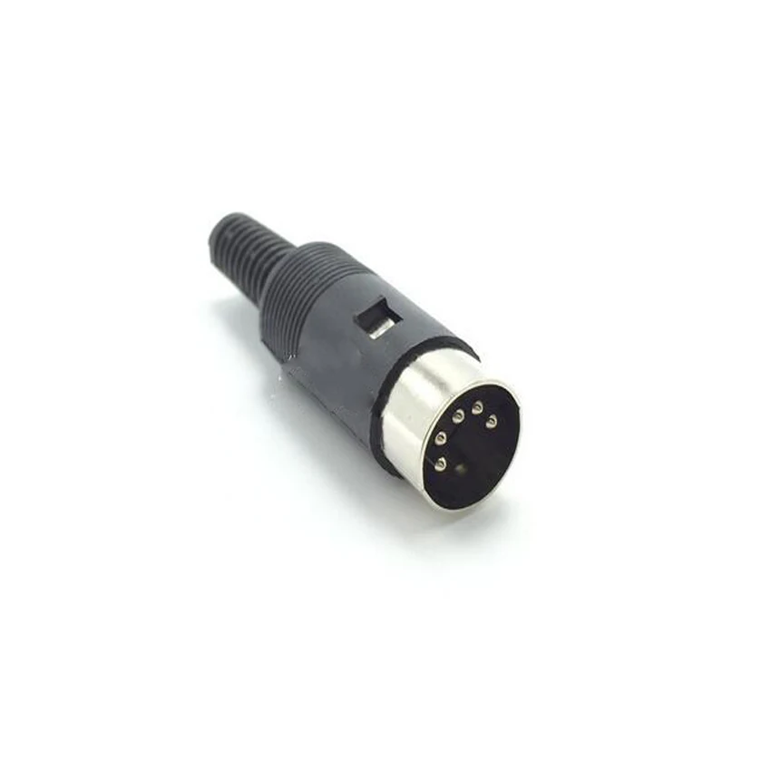 50pcs/lot Ps2 Md 5pin 5p Male Jack/plug Connector Ps25p For Mouse Keyboard Connectors