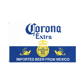 

90*150cm Corona Extra Beer Flag For Decoration