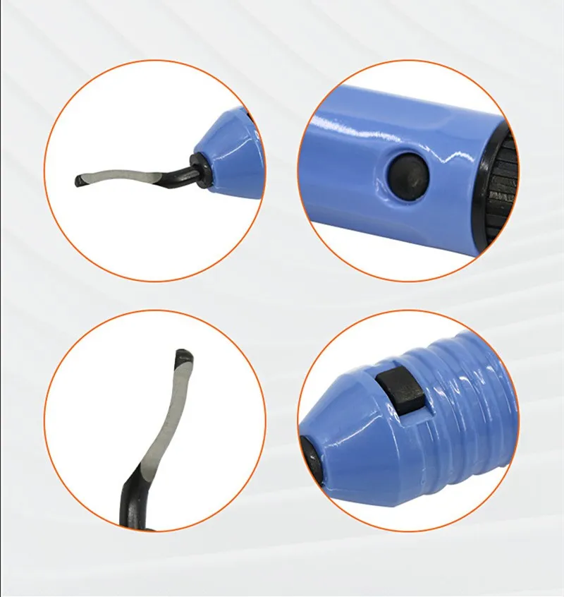 Entgrat-Werkzeug Set Mit 10 Schalen | NG1000 Griff + BS3010 Klingen Für Metall & Kunststoff