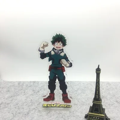 Аниме My Hero Academy брелок Midoriya Izuku Ochaco Uraraka Bakugou Katsuki Todoroki Shoto Милый Забавный акриловый брелок для ключей - Цвет: 14