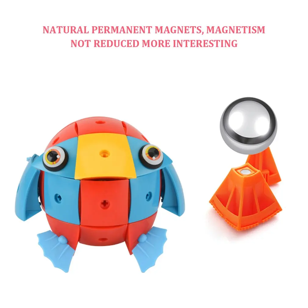 Magnetic Designer Building Blocks Toys Magnetic Magic Wisdom Ball Toys For Kids Toddler Educational Construction Stacking