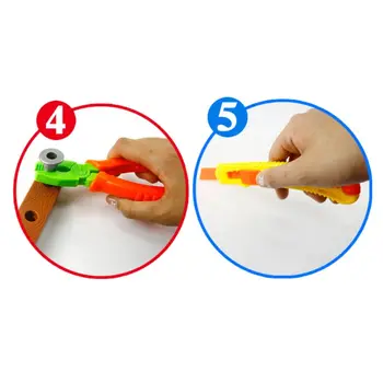 

27pcs/set Garden Repair Tools Toys for Children Pretend Play Environmental Plastic Engineering Maintenance Tool Gifts Q6PD