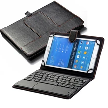 7 дюймов Беспроводной США планшет тачпад Клавиатура планшет Американский трекпад для клавиатуры кожаный чехол с подставкой для android/windows