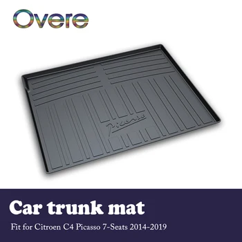 

Overe 1Set Car Cargo rear trunk mat For Citroen C4 Picasso 7-Seats 2014 2015 2016 2017 2018 2019 Anti-slip mat Car accessories