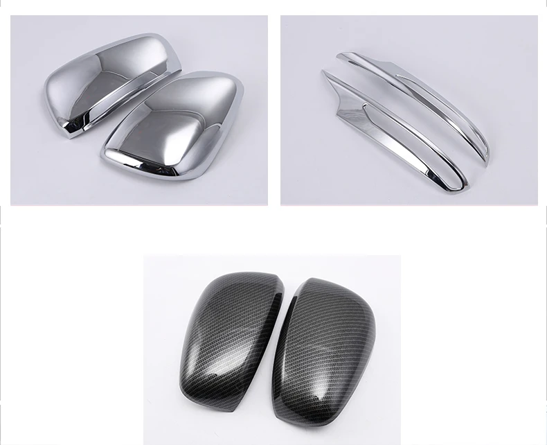 ABS Chrome Car Rear View Rearview Side Glasses Mirror Cover Trim For Renault Koleos 2 Samsung QM6 2016-2021 Accessories