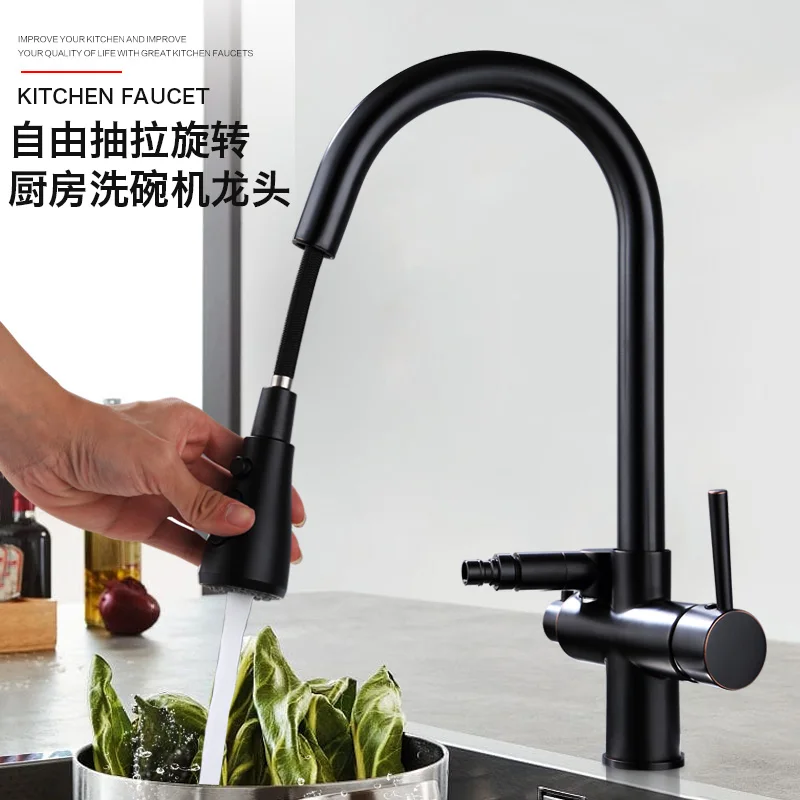 steenkool Veroveraar kubus Onafhankelijke Schakelaar Vaatwasser Kraan Zwarte Keuken Mengkraan Warm En  Koud Water Kraan 6/4 Punt Interface Zwart Keukenkraan|Keukenkranen| -  AliExpress