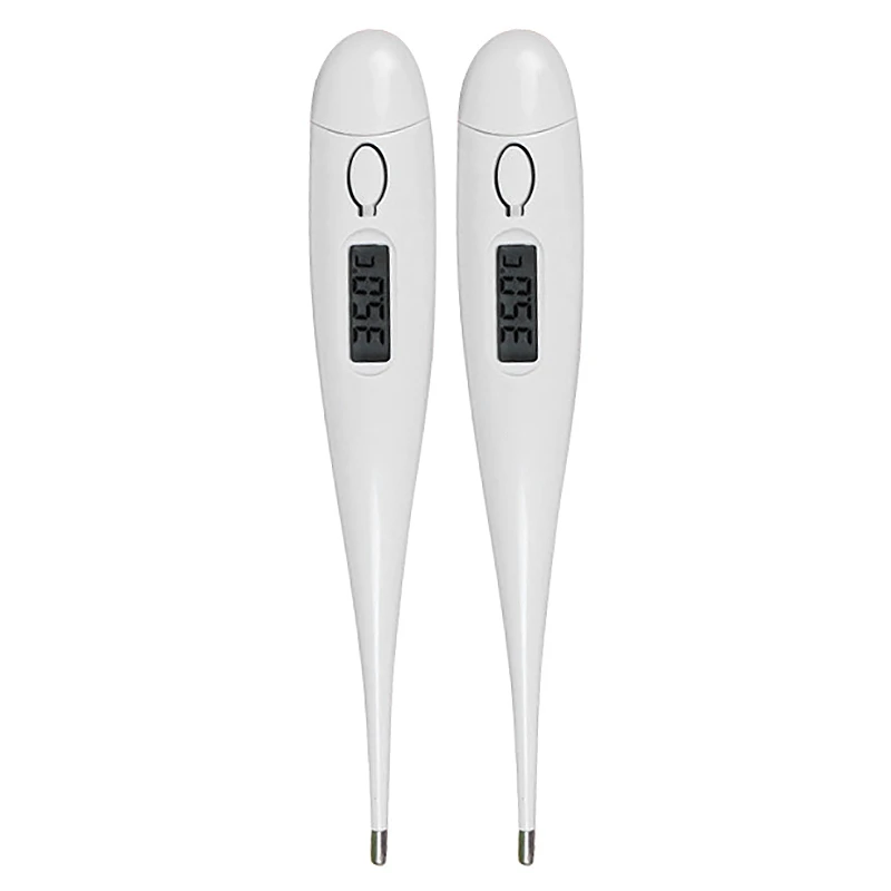 

2PCS Digital Electronic Water Thermometer for Household Use Baby Thermometer with Prompt Function Oral Electronic Thermometer