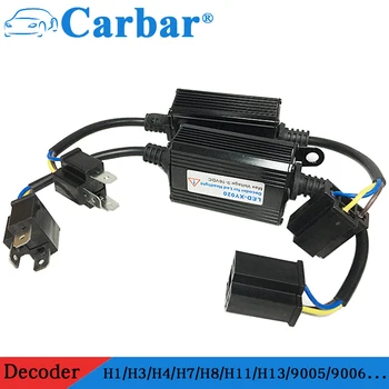 

Carbar# Car LED Decoder H4 Error Free Canbus Decoder H4 LED Headlight Bulb Car SUV Bulb Fog Lamps Can-Bus H4 LED Load Resistor