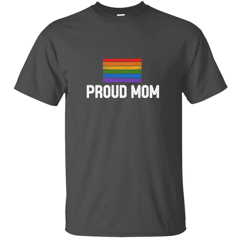 

Personality Designing Proud Mom T Shirt For Men Natural Cute Round Collar Homme Adult T-Shirts Short-Sleeve Camisetas