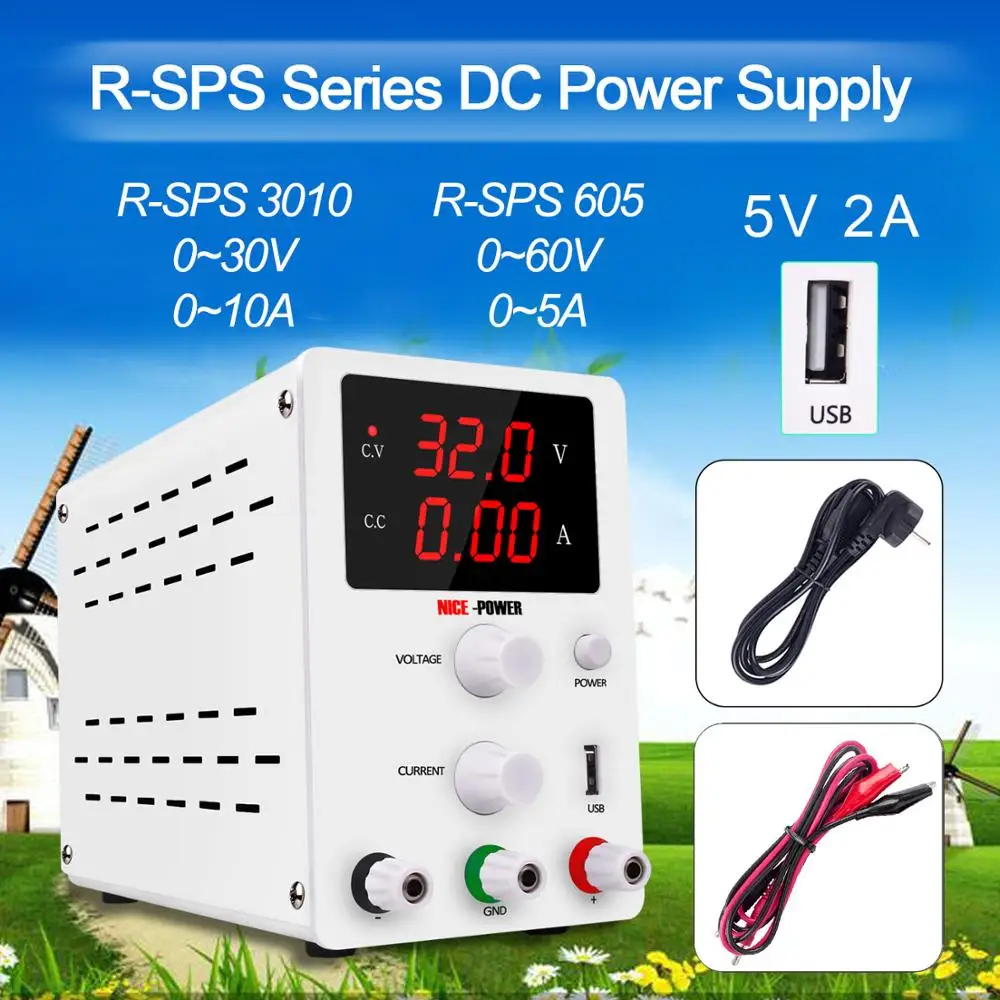 

Dc Power Supply Lab Power Supply New Mini Switching Unit Fonte Bancada Source Three Digital Dispute Current Stabilizer