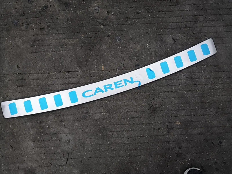 Нержавеющая Сталь автомобильный Задний бампер протектор порога для kia carens 2013- автомобиль-Стайлинг