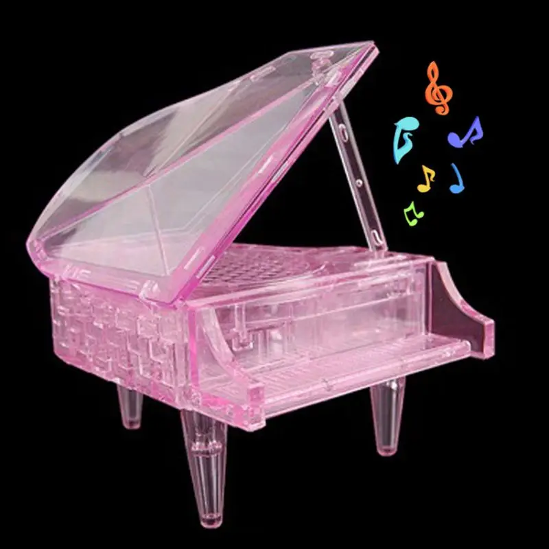 

Popular 3D Crystal Piano Puzzle Home Decoration Adult Children Intellective Learning Toy
