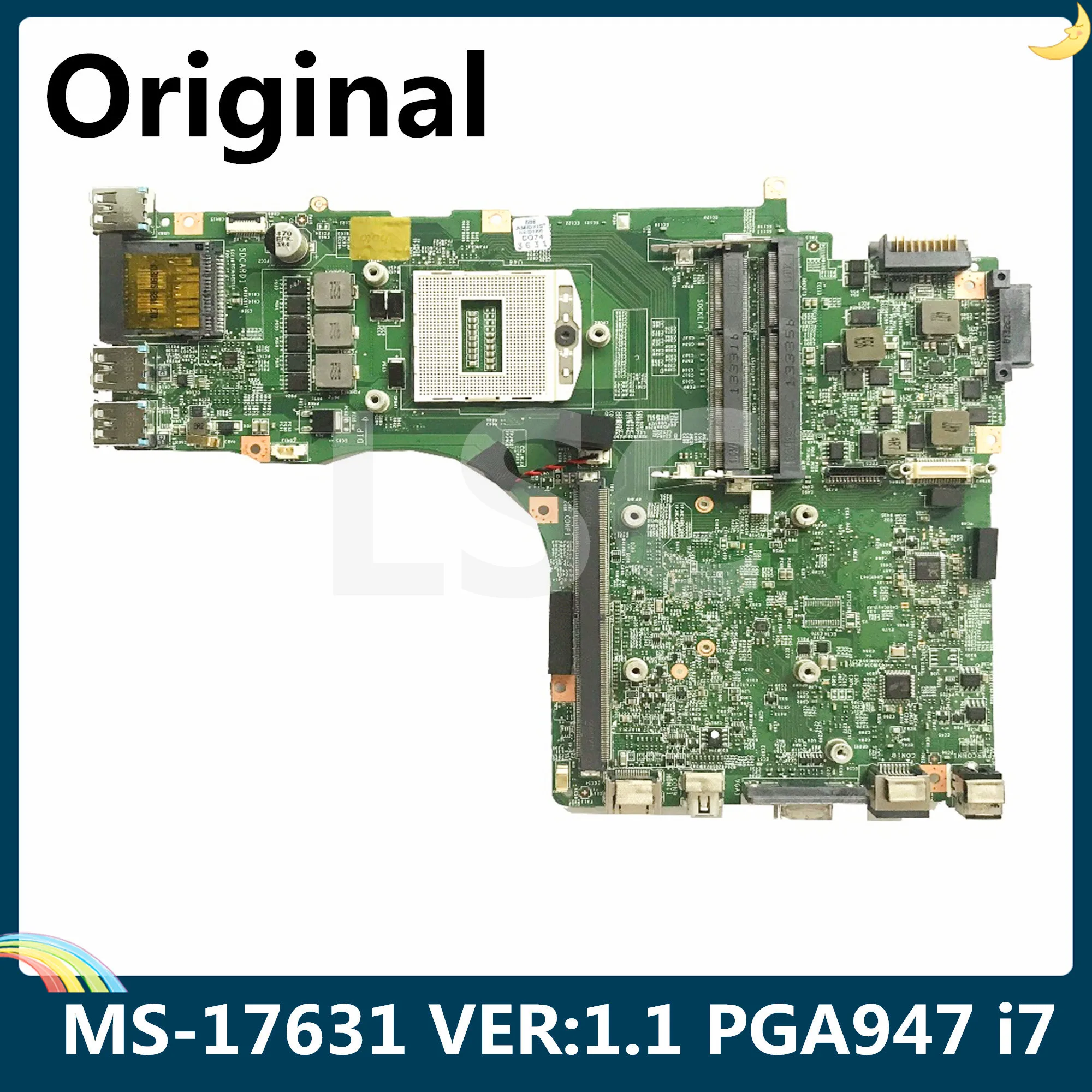 СОП для MSI GT70 MS 1763 Материнская плата ноутбука 17631 VER: 1 PGA947 Поддержка I7 процессор