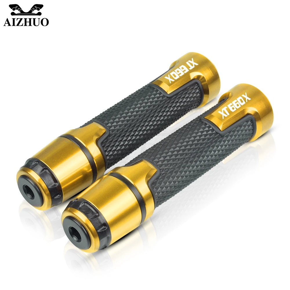 Motorcycle Grips Handle Grips Brake Clutch Levers For YAMAHA XT660 XT 660 XT660X XT660/X/R/Z 2004- 2013 2012 - Color: gold