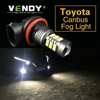 

1pcs Car LED Light Lamp H8 H11 H16 9006 HB4 HB3 For Toyota avensis Corolla hilux auris FJ land cruiser 100 hilux chr camry prius