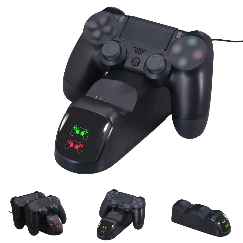 USB зарядное устройство Подставка PS4 контроллер Джойстик ручка Быстрая Зарядка Док-станция геймпад для Playstation 4 PS4 Slim Pro подставка