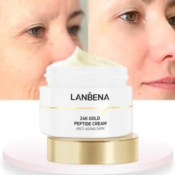 

24K Peptiede Anti Wrinkle Cream Anti Aging Cream Moisturizing Treatment Firming Face Acne Care Lifting Cream Skin L7S1