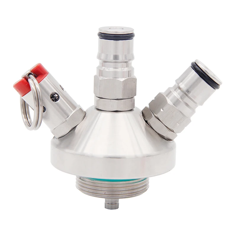 Beverage Dispenser Faucet Mini Keg Ball Lock Tap Include 50cm Silicone Hose 304 Stainless Steel Homebrew Spear