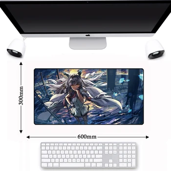 

Large Anime Keyboard PC Anti-slip Rubber Mousepad Mat Locking Edge Anime Computer Gaming Mouse Pad Mausunterlage tapis de souris