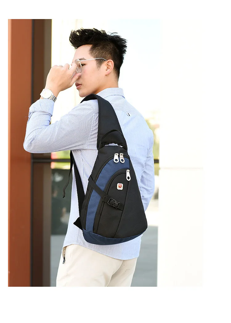 Мужская нагрудная сумка, сумка для отдыха, мужская сумка-мессенджер, спортивная сумка на плечо, треугольная сумка, сумка-капелька для воды, сумка-мессенджер, модный рюкзак