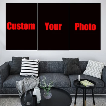 

3 Pcs Custom Photos DIY Diamond Painting Cross Stitch Full Diamond Mosaic Embroidery Sale Living Room Diamond Paintings
