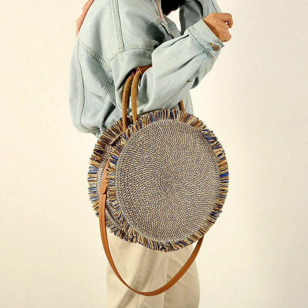 boho woven bag